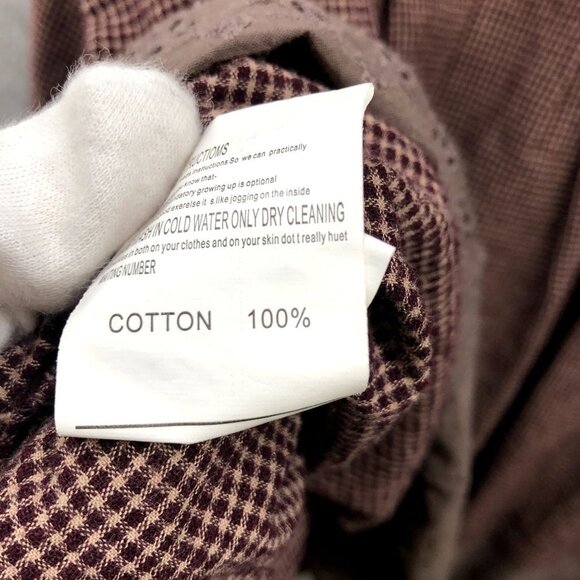 Yiyi Boho Peasant Tunic Top Crochet Hem Button Front Pleated Womens M - Picture 10 of 12